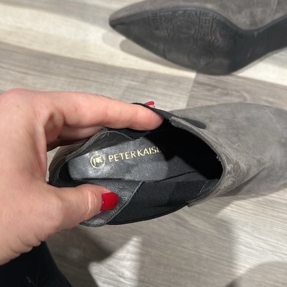 Peter Kaiser Elegant Gray Women's Ankle Boots size 7 - Picture 10 of 10